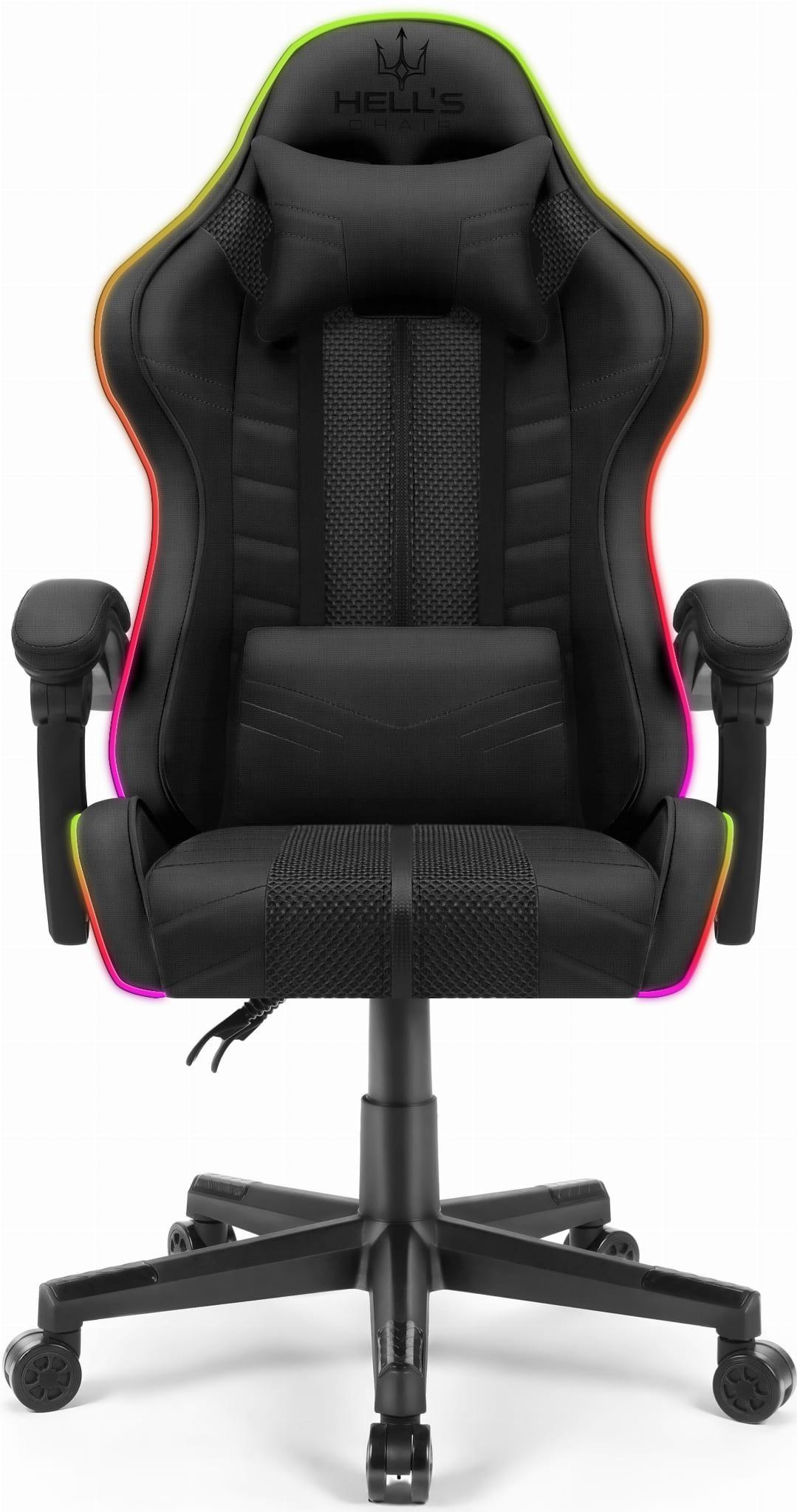 Компьютерное кресло Hell's Chair HC-1004 LED Black