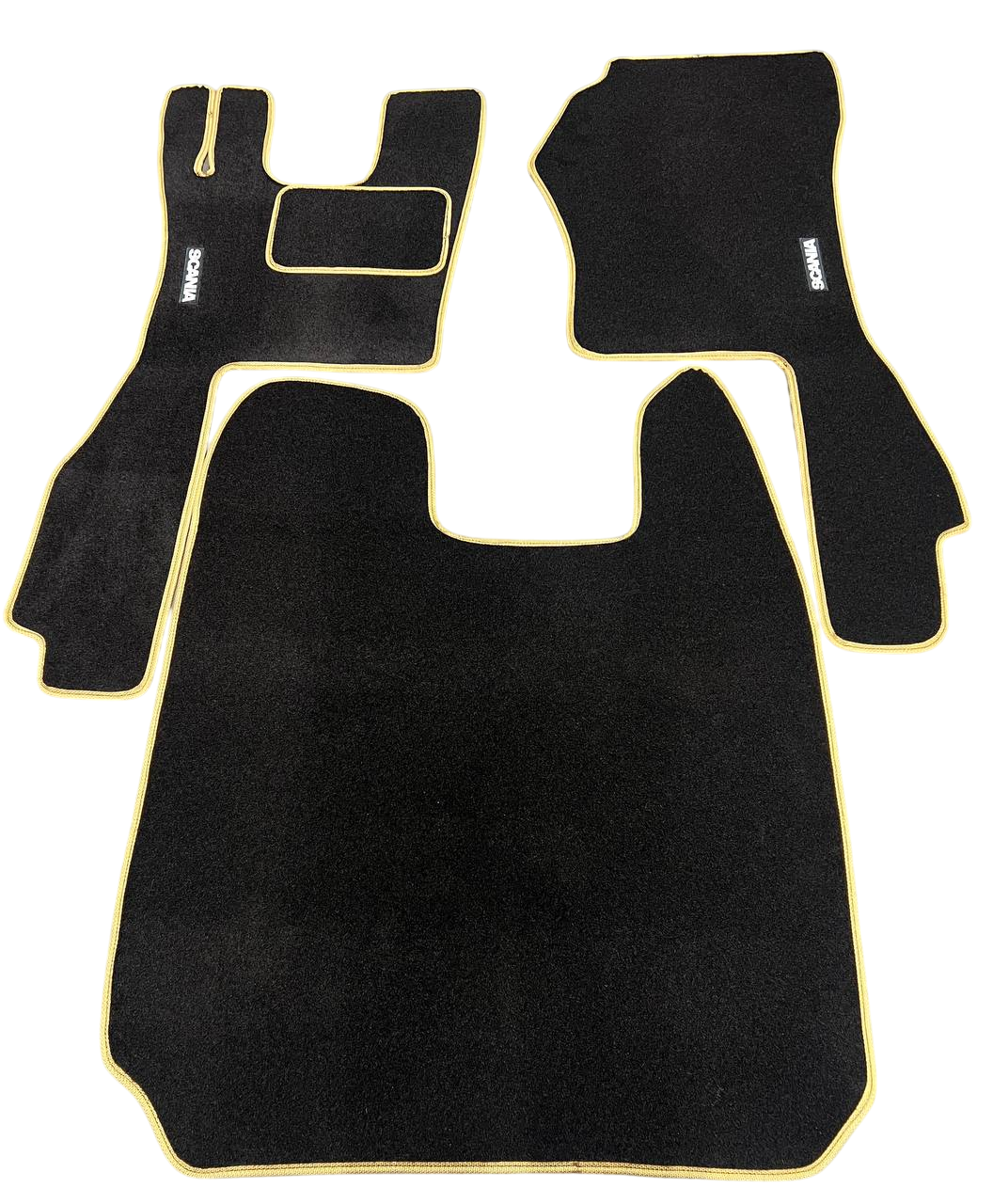 Коврики в салон ворсовые для Scania R 420 Р-Серии 2009-2016 5 шт. Черный (27327055)