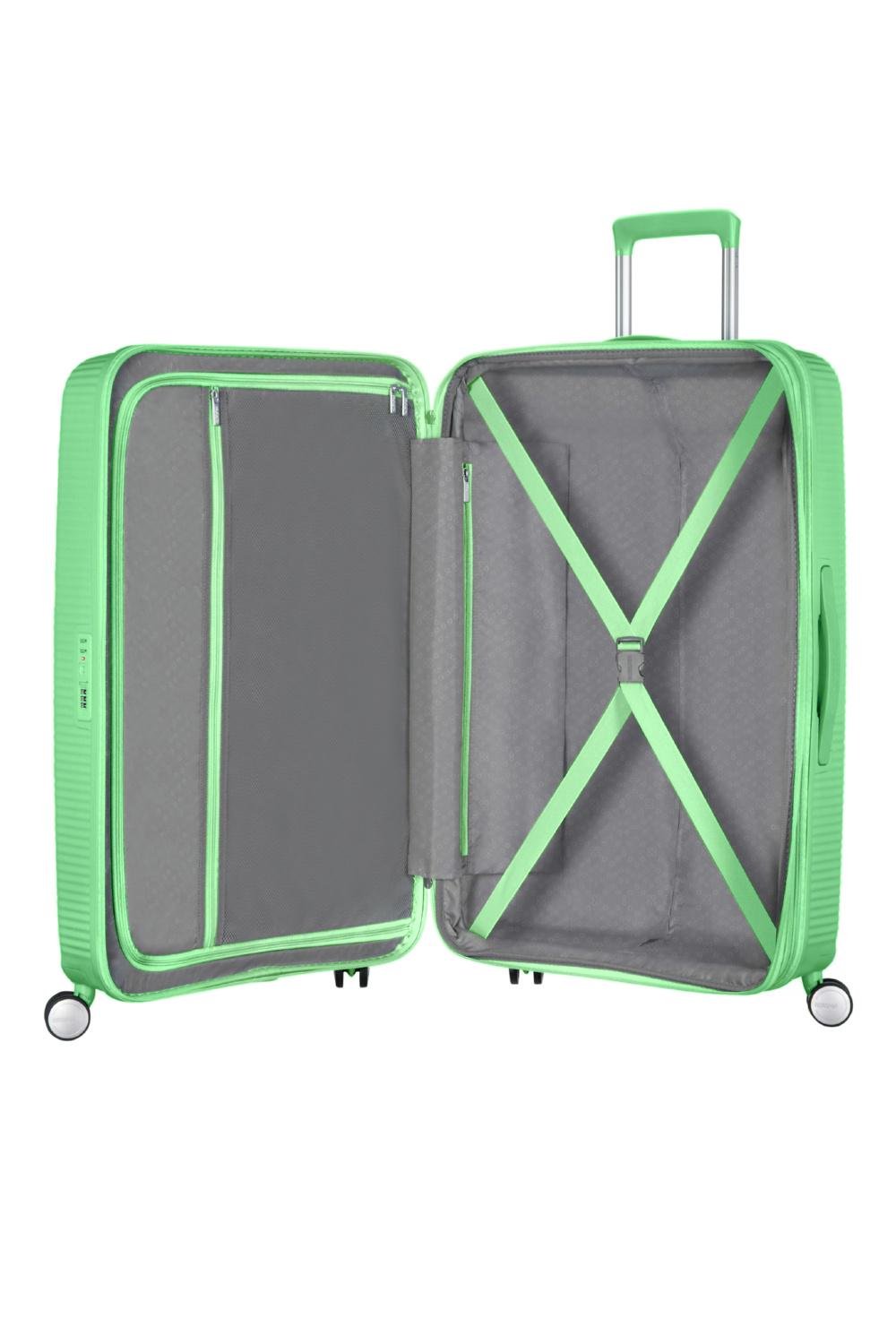 Чемодан с расширением American Tourister Soundbox 67x46,5x29/32 см Зеленый (32G-44002) - фото 11