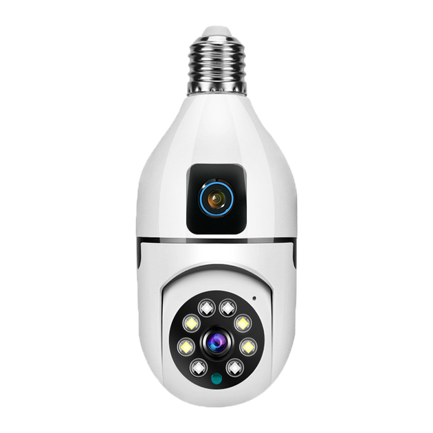 Камера панорамная WiFi в виде лампочки цоколь E27