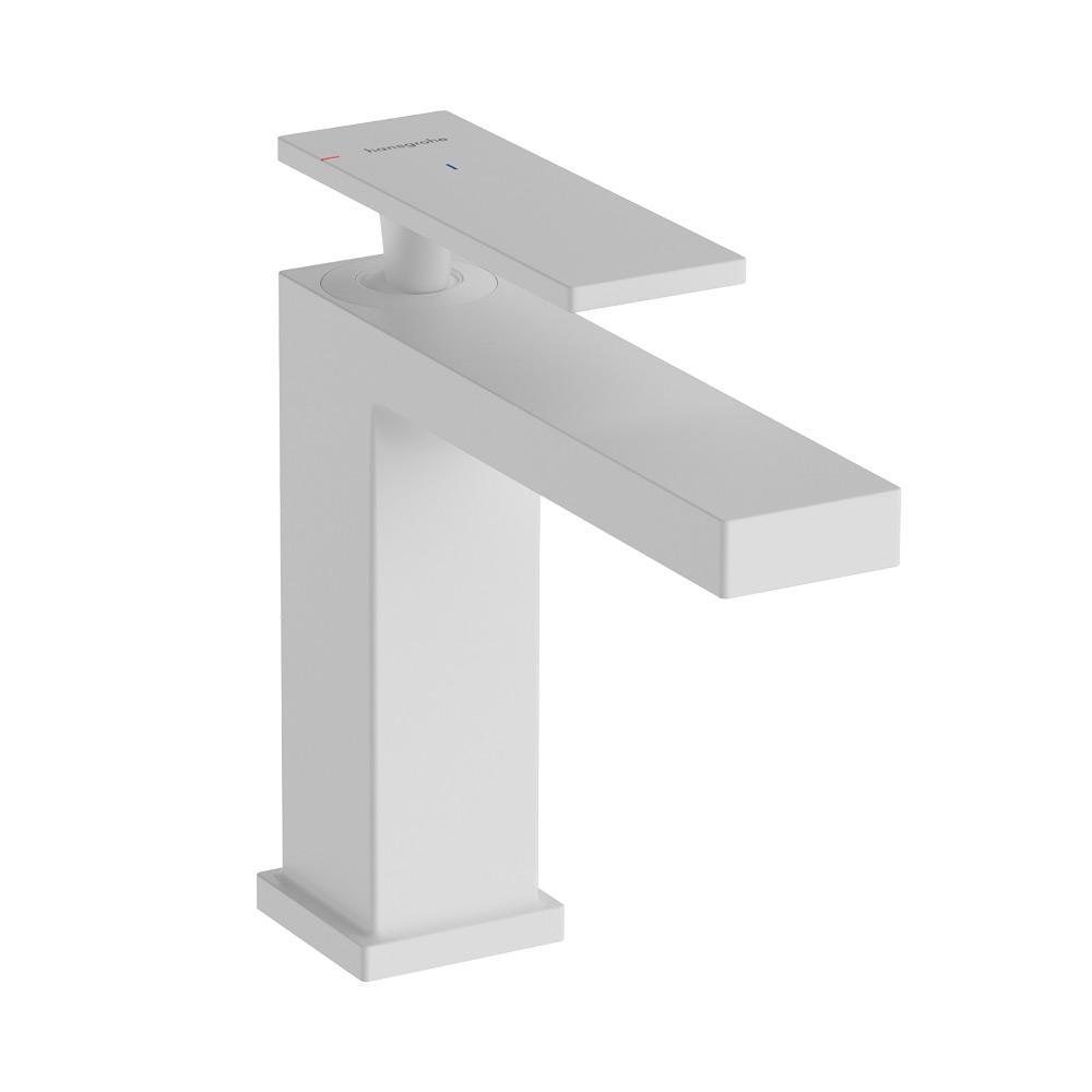 Смеситель для умывальника Hansgrohe Tecturis E однорычажный Белый матовый (LM-73011700)