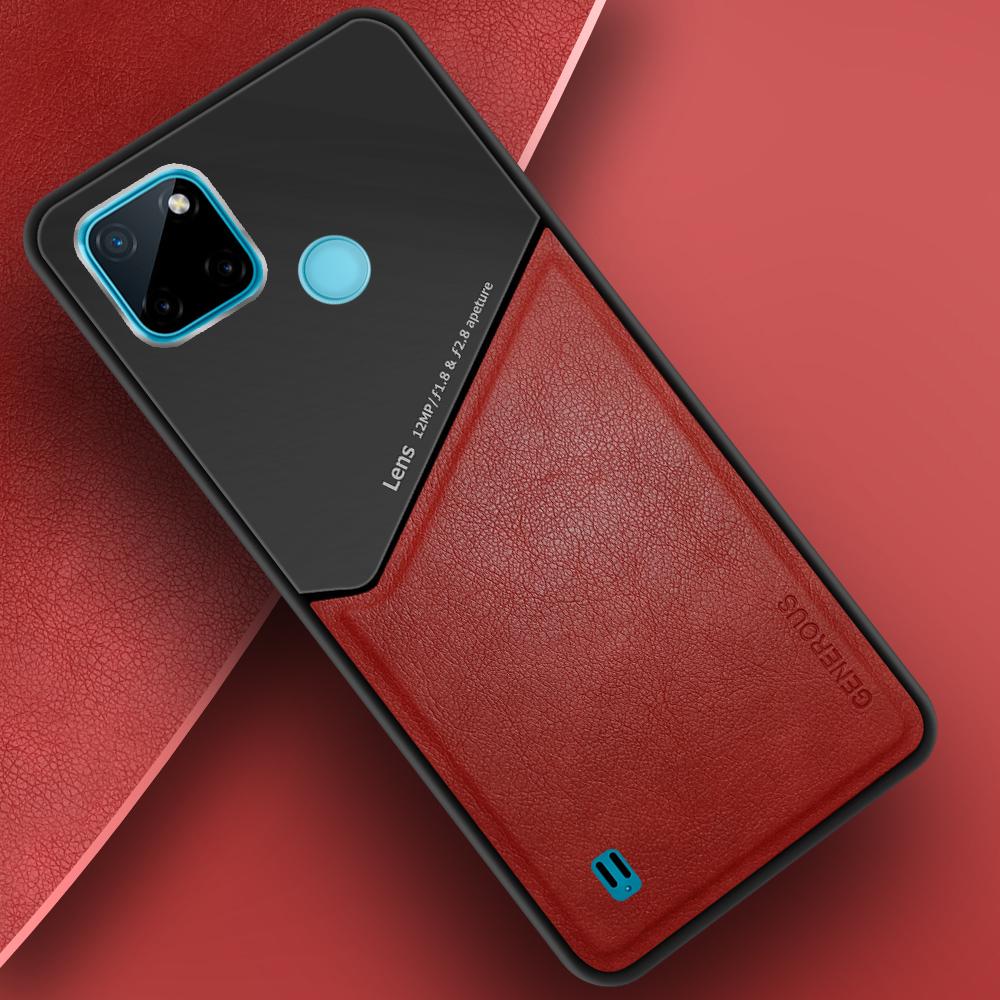 Комбинированный чехол Generous на Realme C21Y Red (24156-2D)