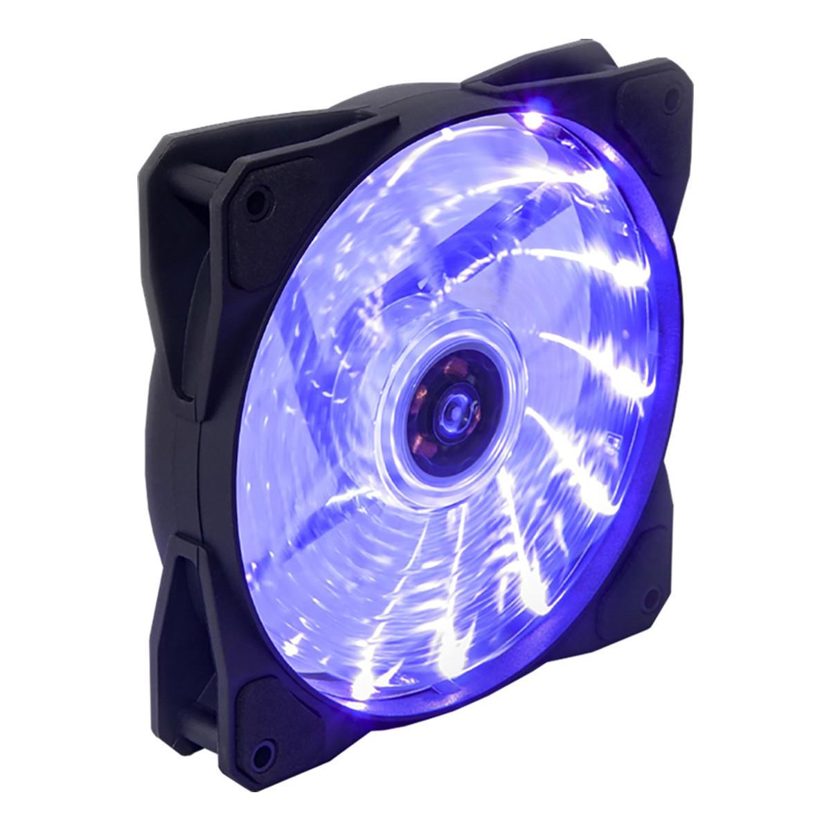 Вентилятор для корпуса Frime Iris LED Fan 15LED Purple 120 мм (FLF-HB120P15)