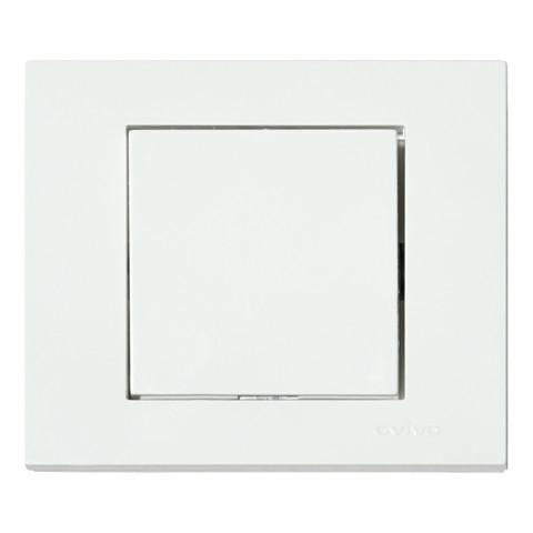 Выключатель GRANO 1-клавишный Белый (400-010200-200)