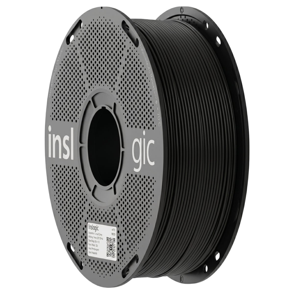 Пластик Inslogic ABS 1,75 мм 1 кг Черный (34857243)