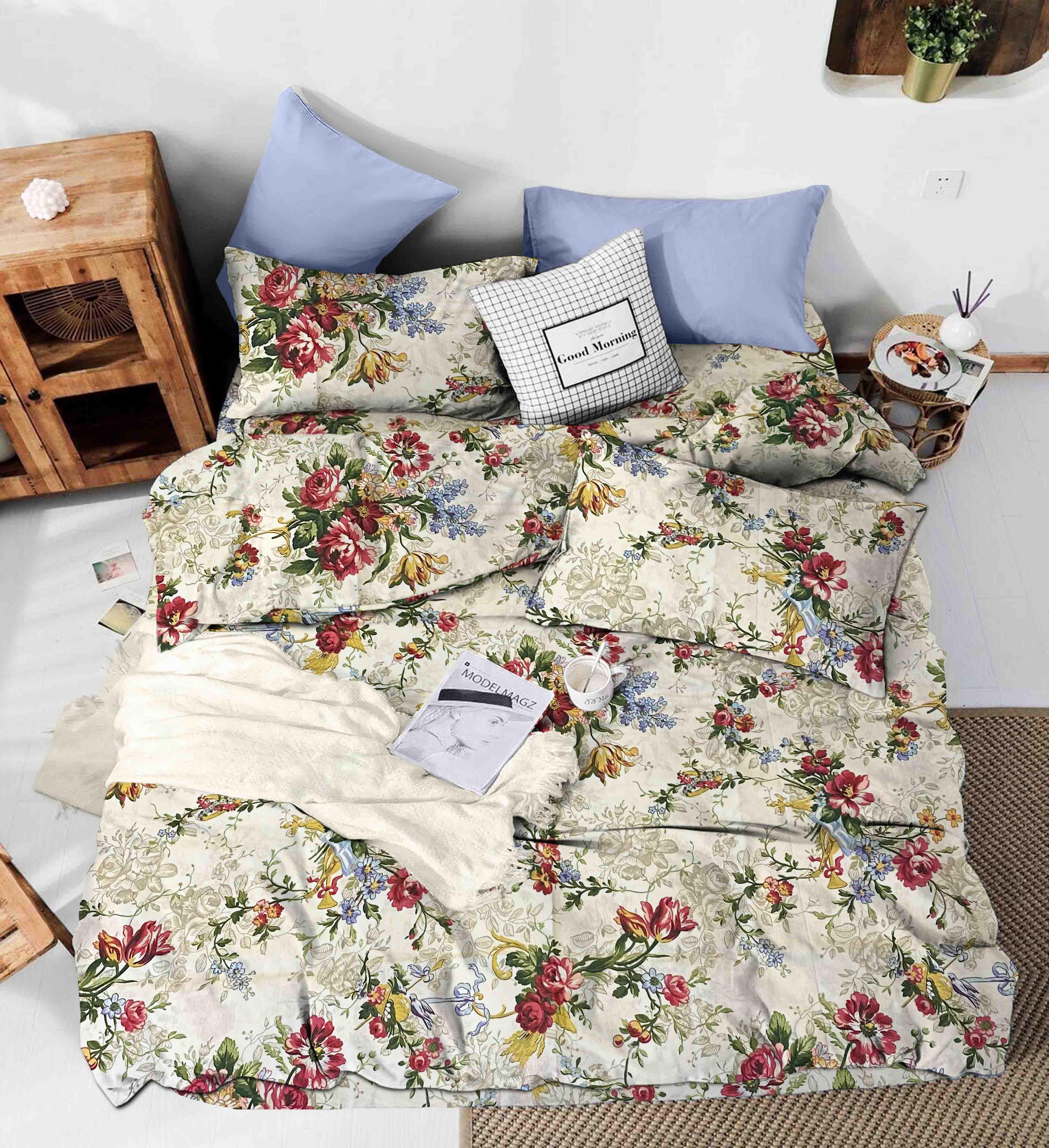 Комплект постельного белья Zastelli 101 бязь евро 200х220 Молочный Комплект постельного белья Zastelli 101 бязь евро 200х220 Молочный