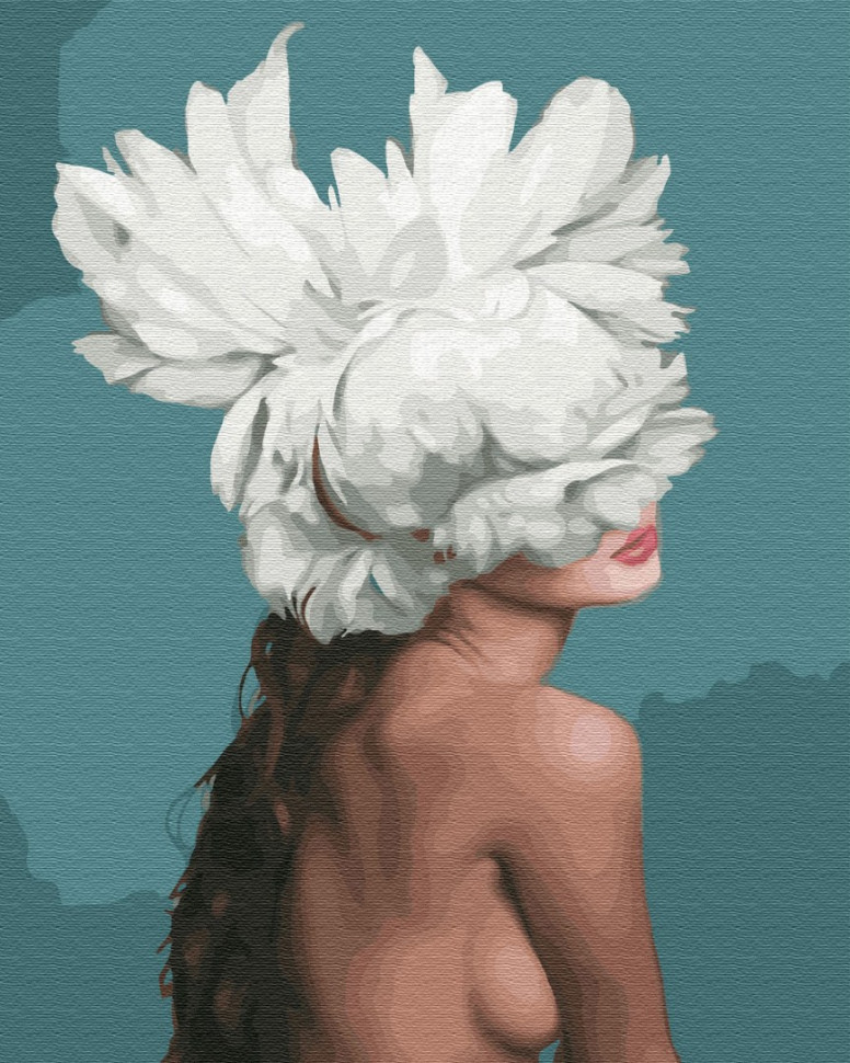 Картина по номерам Brushme Она - цветок (GX34176)