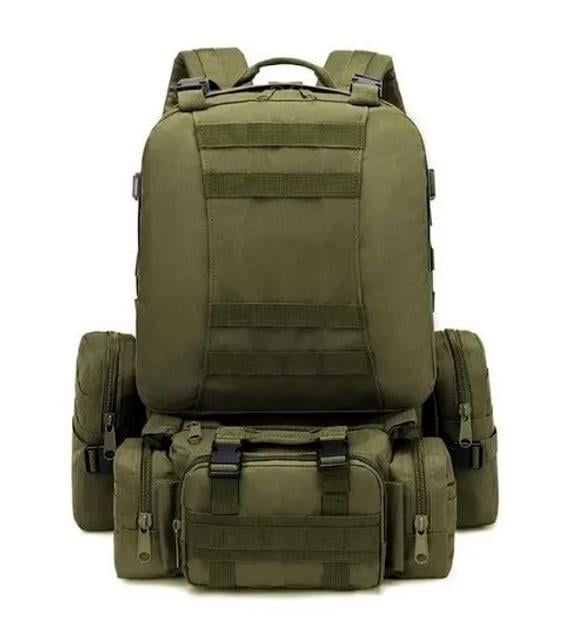 Рюкзак тактический Brandit с подсумками 50 л. Олива (29867105)