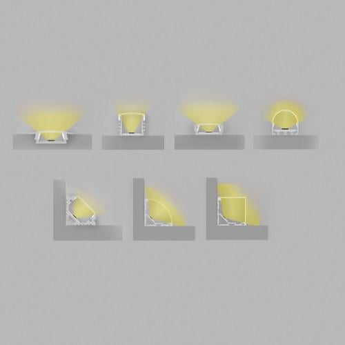 Профіль для LED-стрічки Feron CAB255 2 м (27771203) - фото 2 Профіль для LED-стрічки Feron CAB255 2 м (27771203) - фото 2