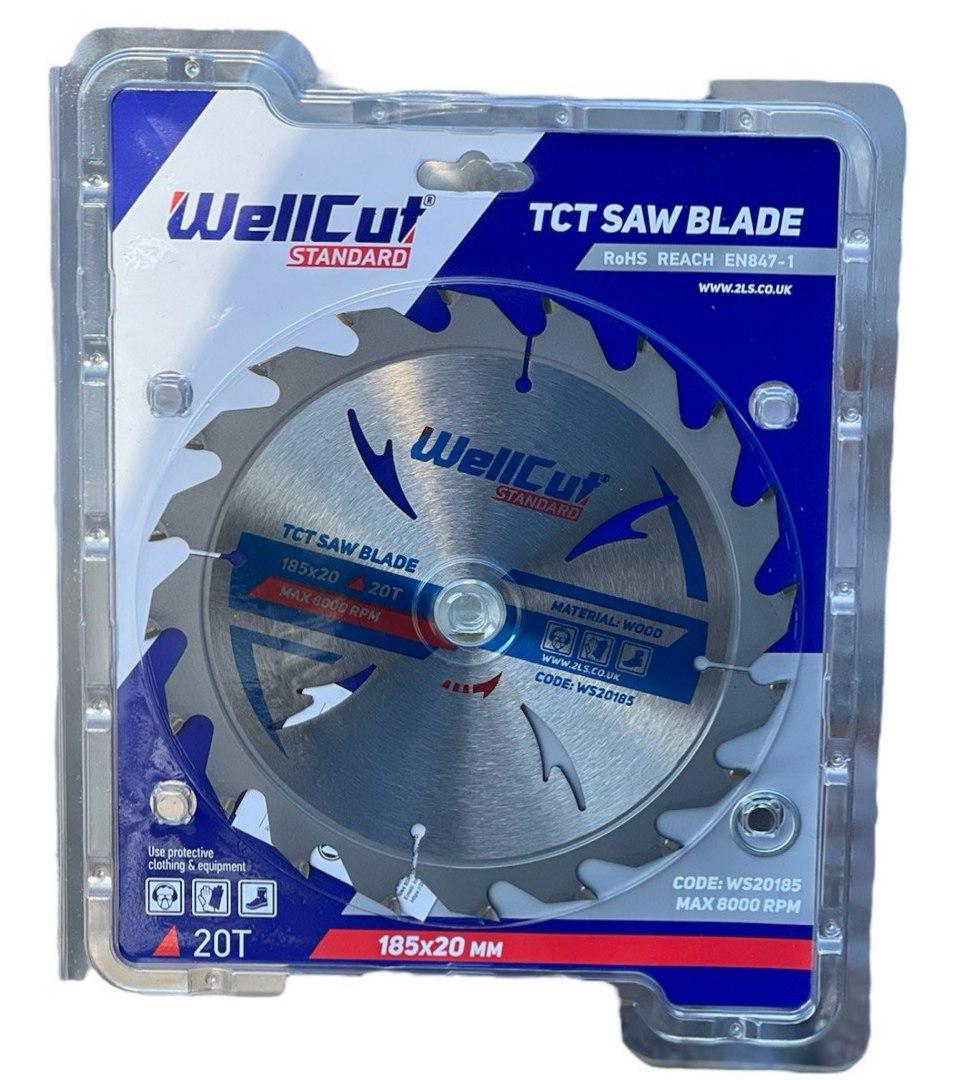 Диск пильный по дереву WellCut Standard 185х20 20T