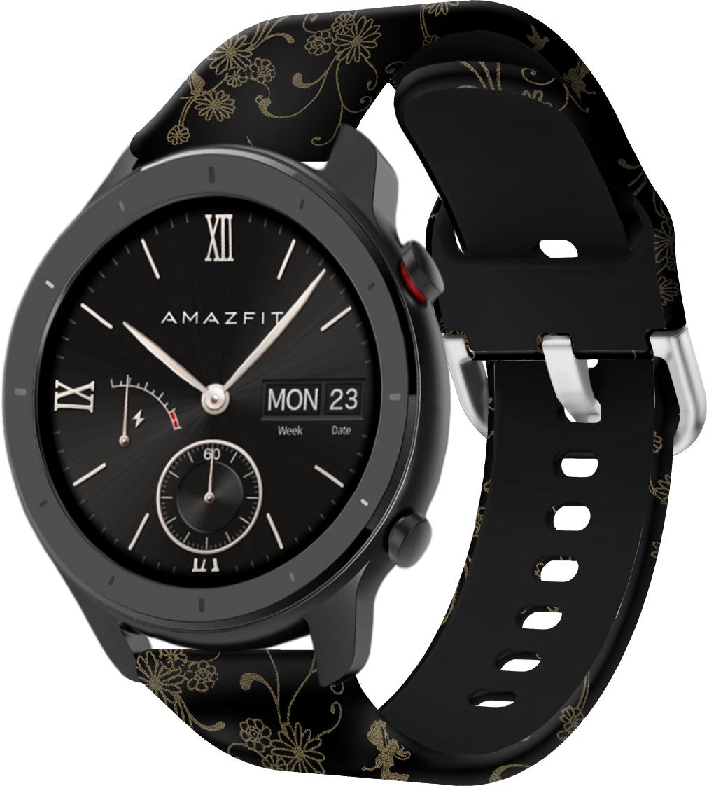 Ремешок Colorful для Amazfit GTR 42 мм Pattern Gold (28510) - фото 1 Ремешок Colorful для Amazfit GTR 42 мм Pattern Gold (28510) - фото 1