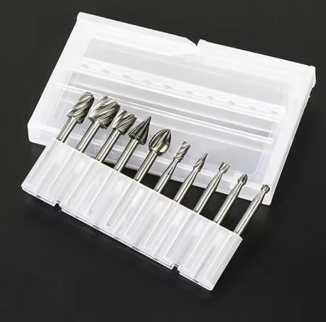 Набор универсальных HSS фрез для фрезерных станков 10 шт. (457476) - фото 12