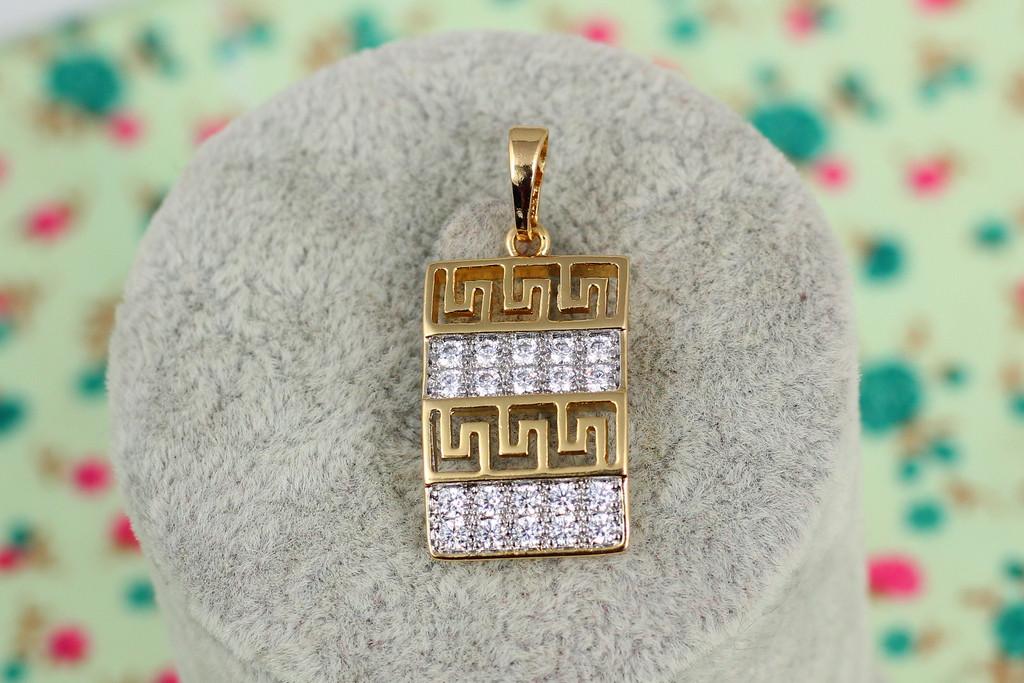 Кулон Xuping Jewelry Греческий 2,1 см Золотистый