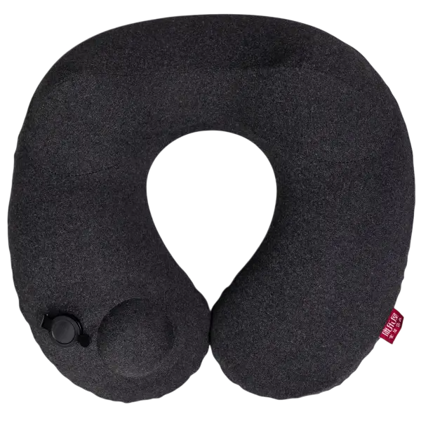 Подушка для шеи надувная Camelback U-образная Черный (HP-56-17)