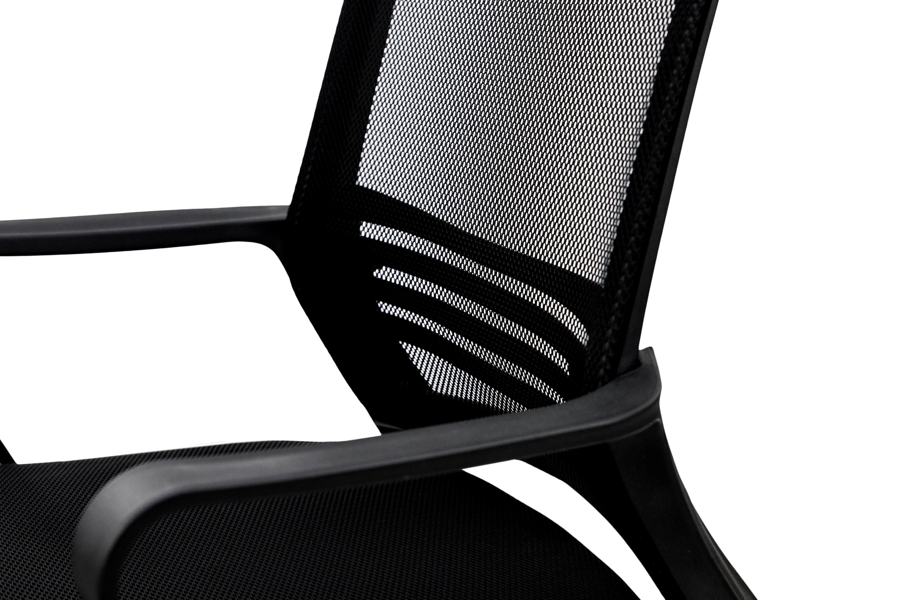 Офисное кресло Мікс Меблі Веб 480x880x480 мм Черный (GAА0055663) - фото 7