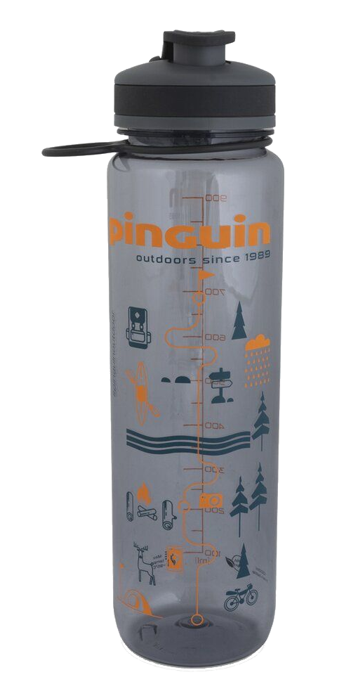 Фляга Pinguin Tritan Sport Bottle 2020 BPA-free 1 л Grey (1033-PNG 805680) - фото 1