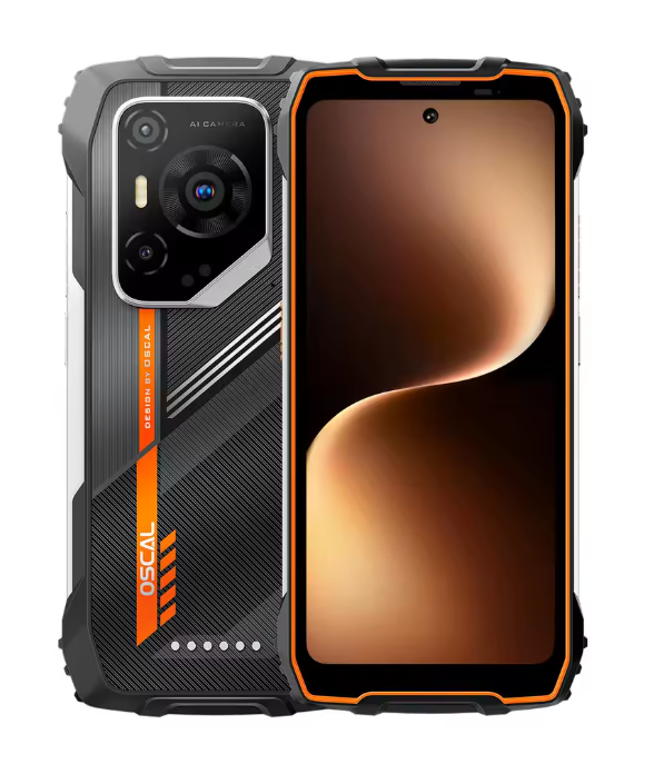 Смартфон Blackview Oscal Pilot 3 12/256 Гб IP69K/5G/NFC Black/Orange (30393894)