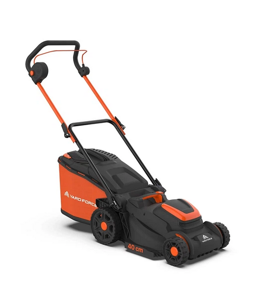 Газонокосилка аккумуляторная бесщеточная Yard Force LM C40B 40V 2x20V 4 Ah 40 см травосборник 45 л