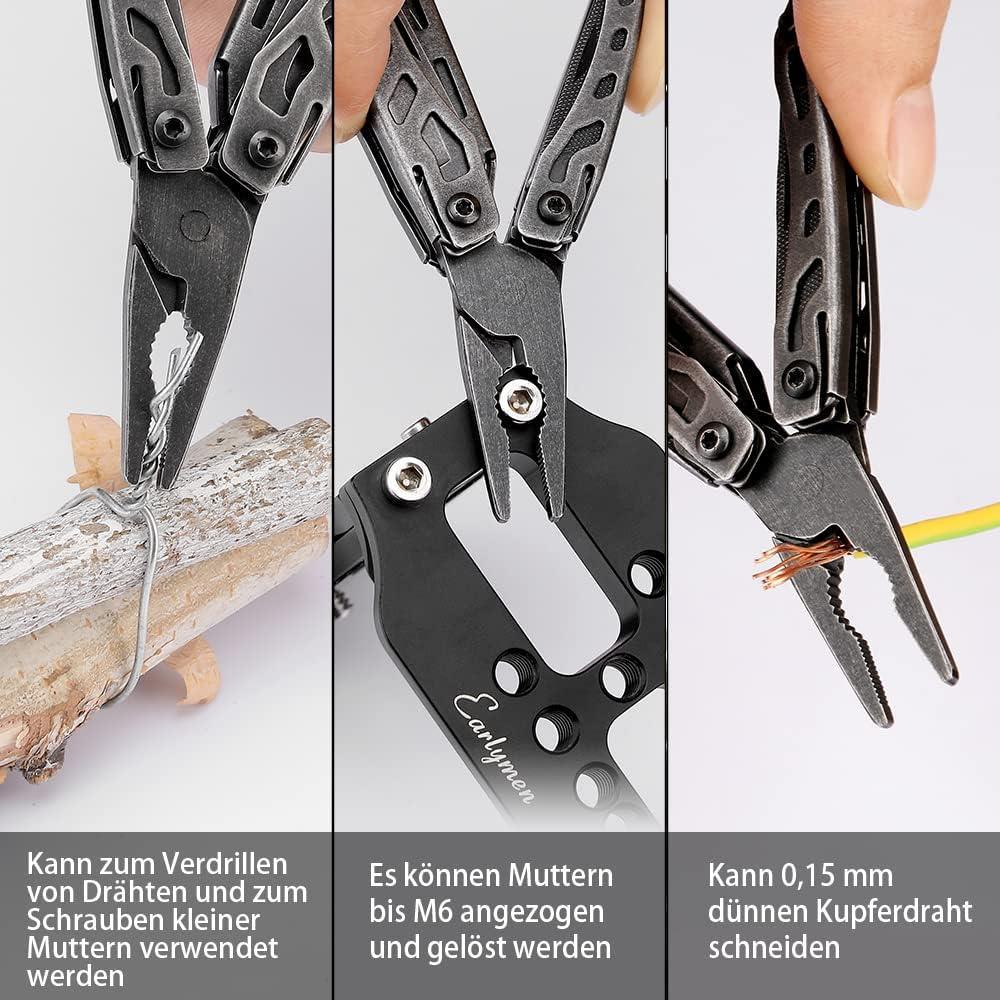 Мультитул NexTool Mini Flagship Multifunctional Pliers 11в1 Dark (NE20148) - фото 5