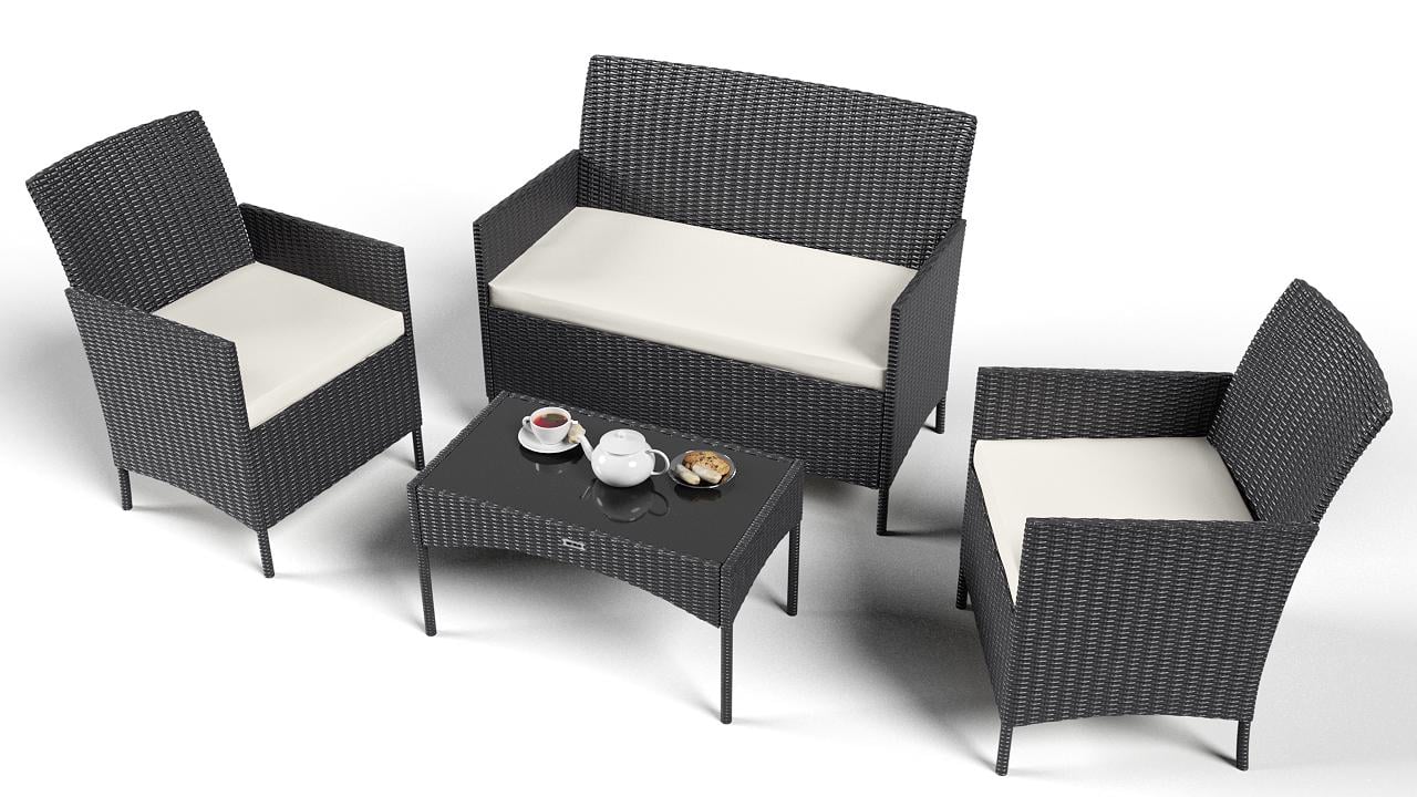 Набір садових меблів Just Relax Classic Чорний