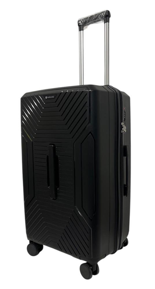Чемодан средний AIRTEX Worldline 290 полипропилен M Черный