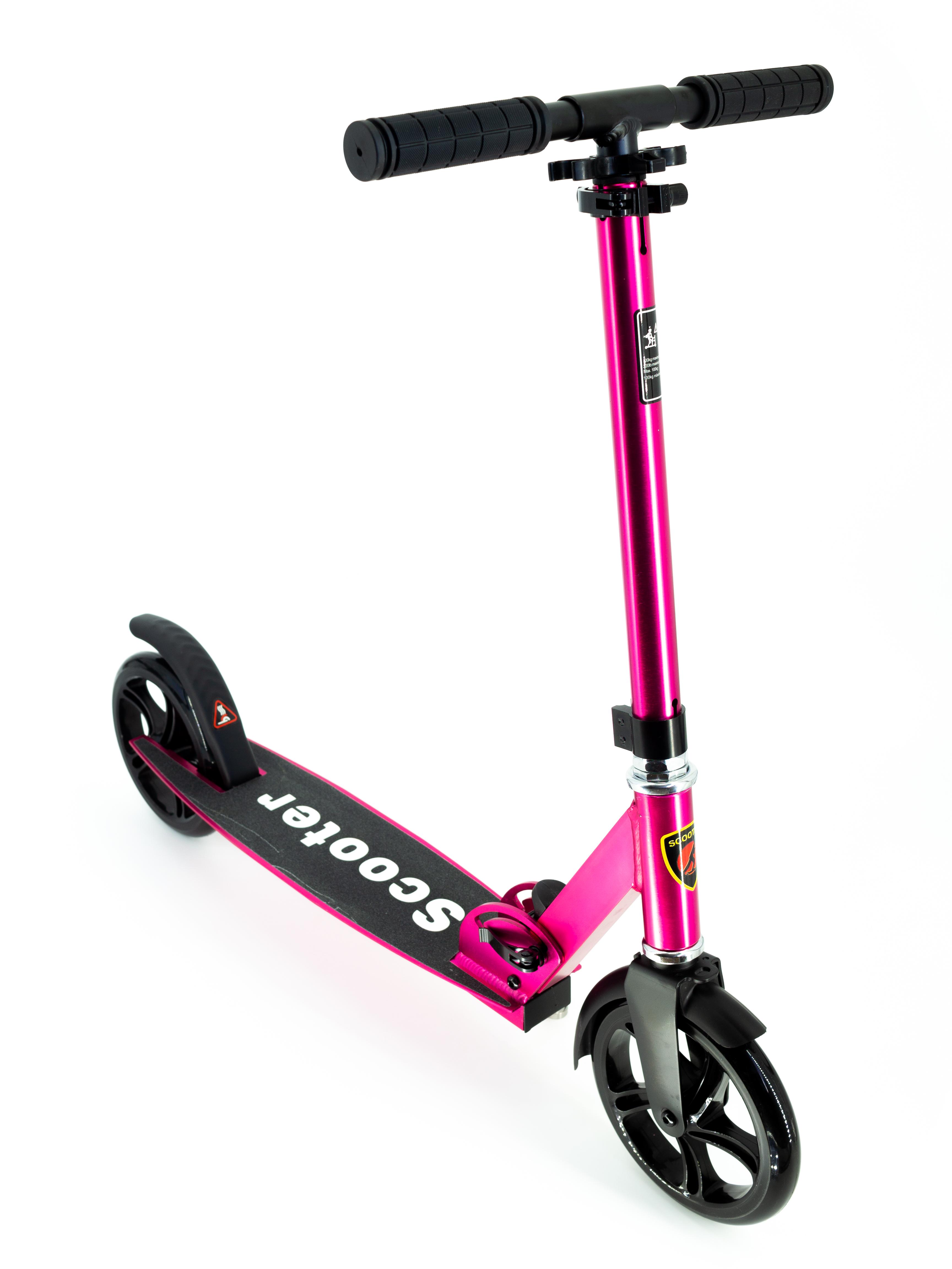 Самокат на больших колесах Scooter 109-C3 Розовый (7562423)