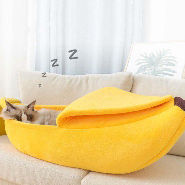 Лежанка-домик для животных M00094-2 Банан 65х25х18 см (M00094-2) - фото 7 Лежанка-домик для животных M00094-2 Банан 65х25х18 см (M00094-2) - фото 7