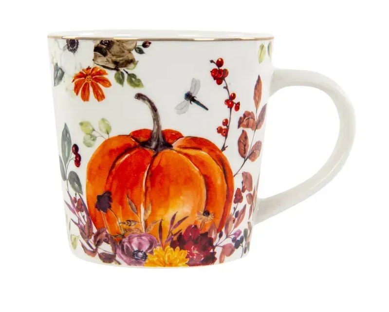 Чашка порцелянова Осінній урожай 450 мл (922-057) Чашка порцелянова Осінній урожай 450 мл (922-057)