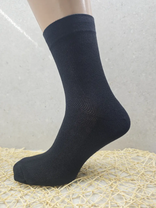 Носки мужские летние KING Cotton р. 39-42 Черный (595S Black-125)
