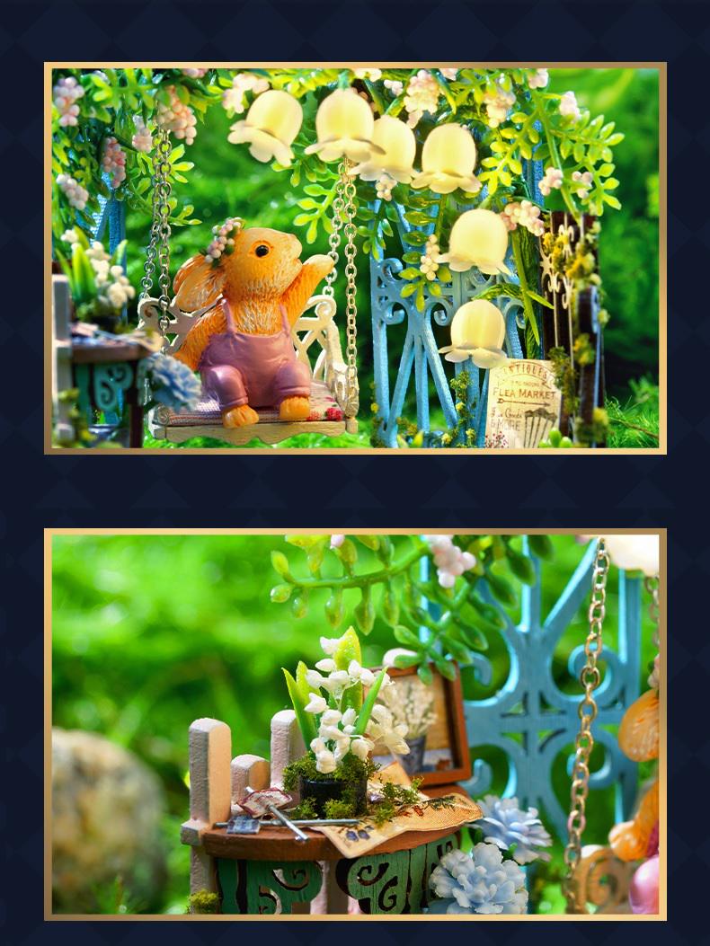 Румбокс 3D Fairytale Garden інтер'єрний в колбі (B-113) - фото 5