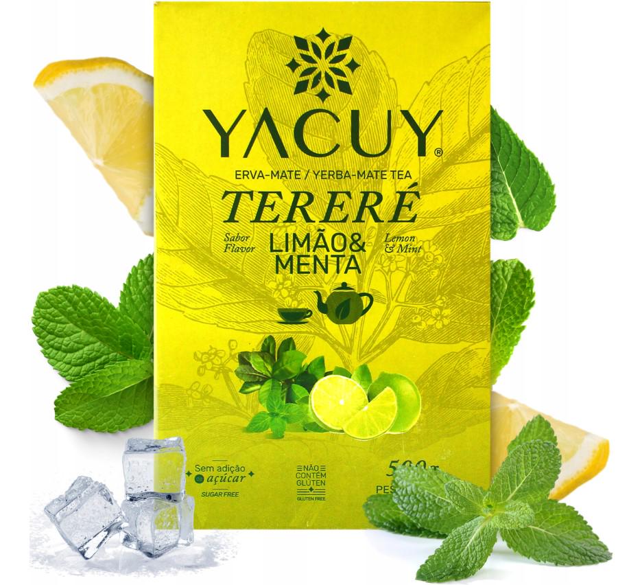 Чай мате Yerba Mate YACUY Lemon&Mint 500 г
