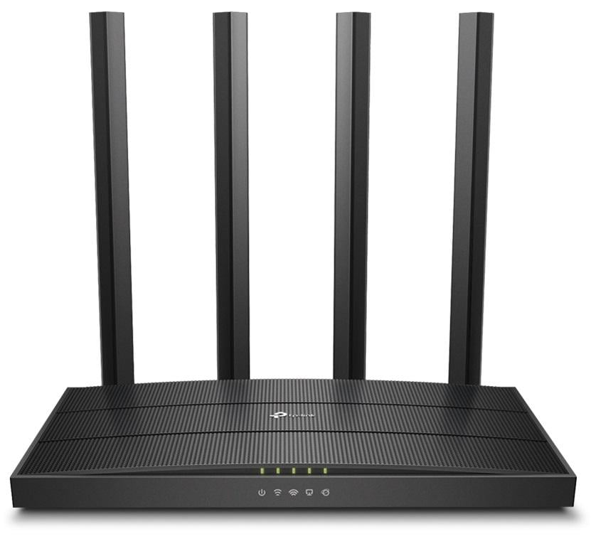 Роутер TP-Link Archer C80 Wi-Fi 802.11a/b/g/n/ac до 1900 Mb/s 2,4/5 GHz 4x100/1000 Mb/s RJ45 100/1000Mb/s Gb 4 зовнішні знімні антени Black