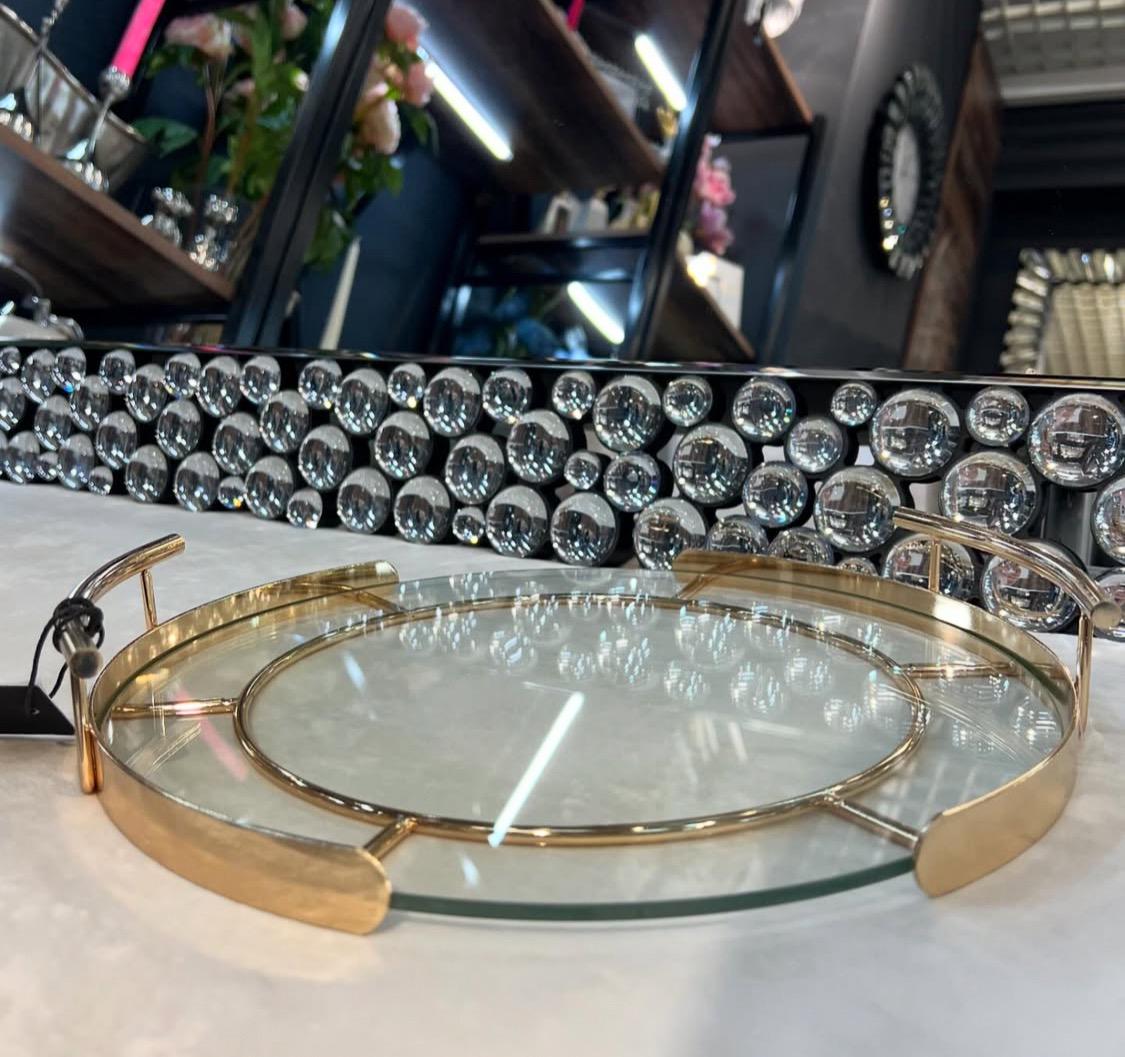 Піднос круглий металевий (26499725) - фото 4 Піднос круглий металевий (26499725) - фото 4