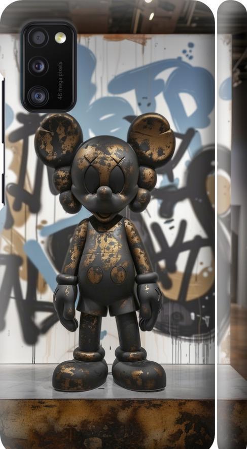 Чехол на Samsung Galaxy A41 A415F Bronze kaws v2 (6098m-1886-42517)