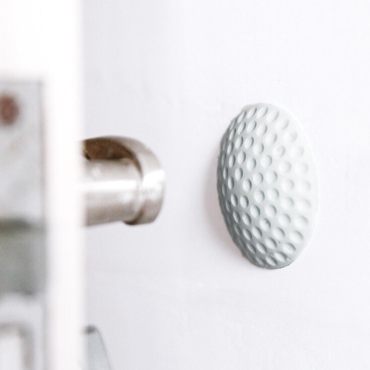 Стопоры для дверей TainStopper самоклеящиеся силиконовые 10 шт. Белый (2540) - фото 3