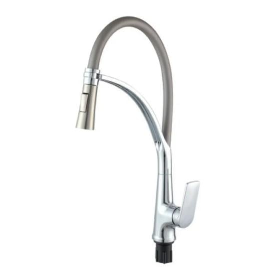 Смеситель для кухни PLAMIX Lucas-017 SET Chrome Refl Grey (PM0715)