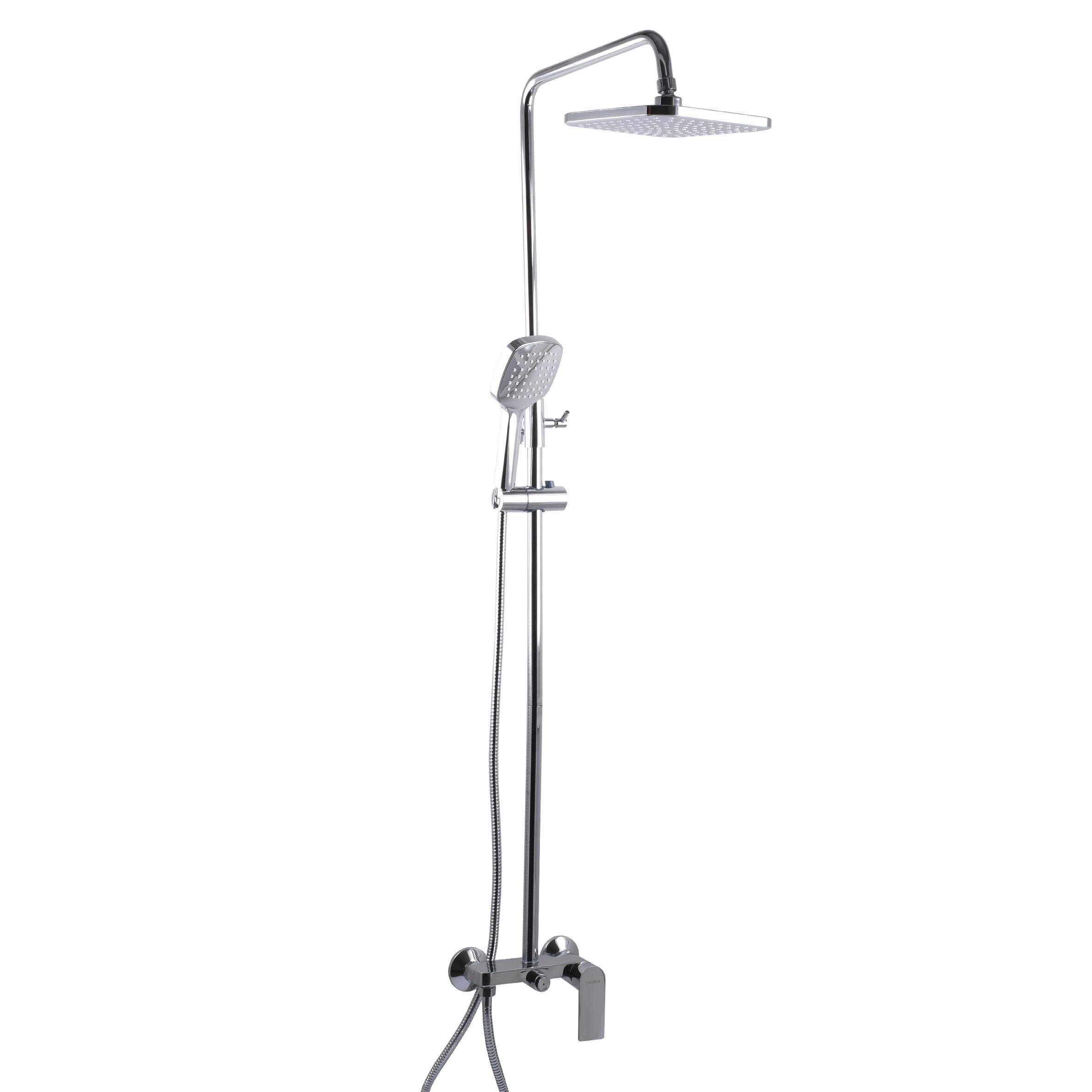 Душевая система со смесителем Globus Lux GLA-0005N 000021216 Хром (110358)