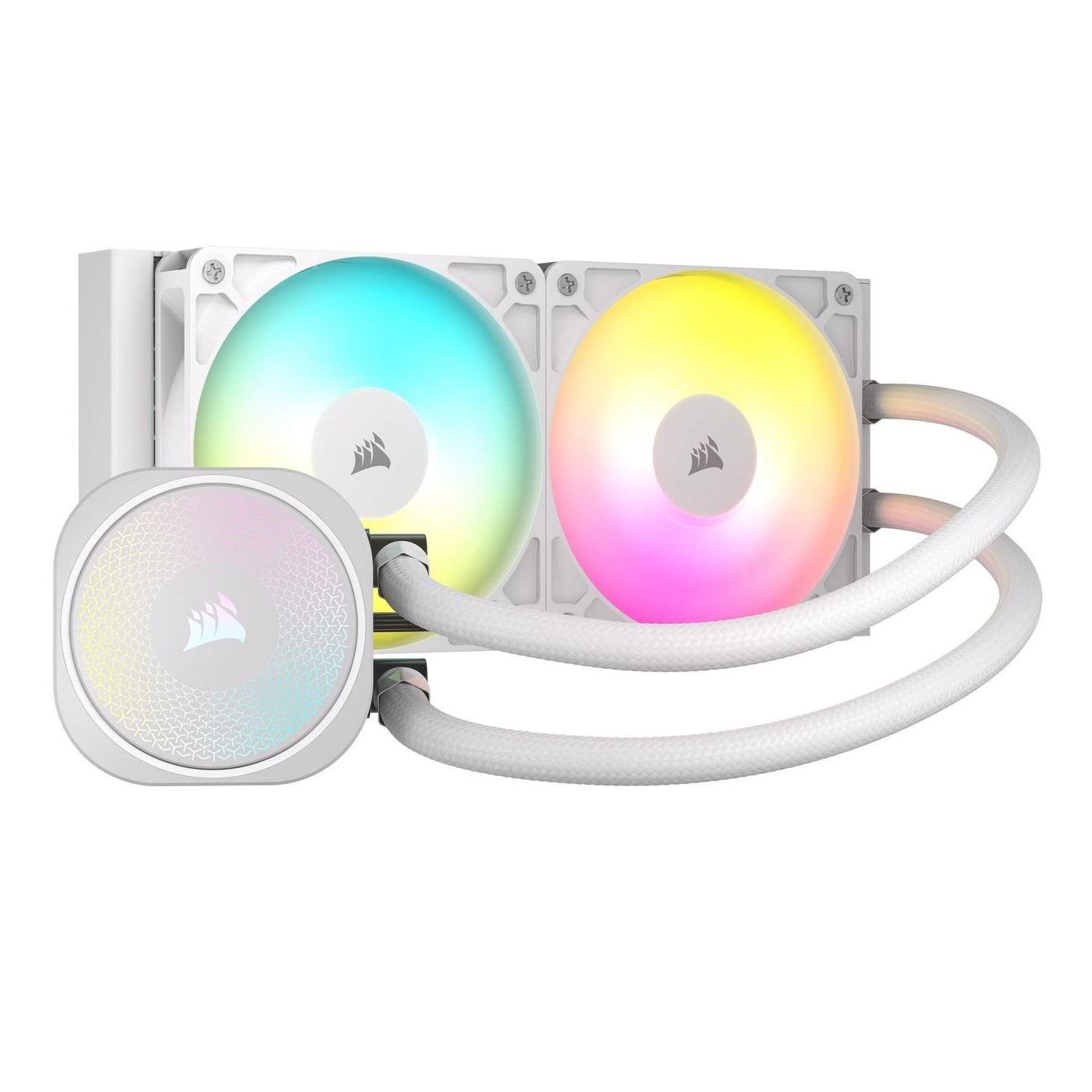 Система водяного охолодження з вентиляторами 120 мм Corsair Nautilus 240 RS ARGB White (CW-9060094-WW)