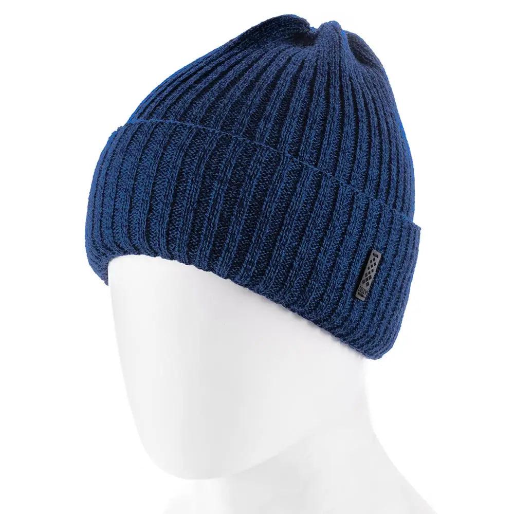 Шапка Zolly ZH243 шерстяная с отворотом L р. 57-58 Синий