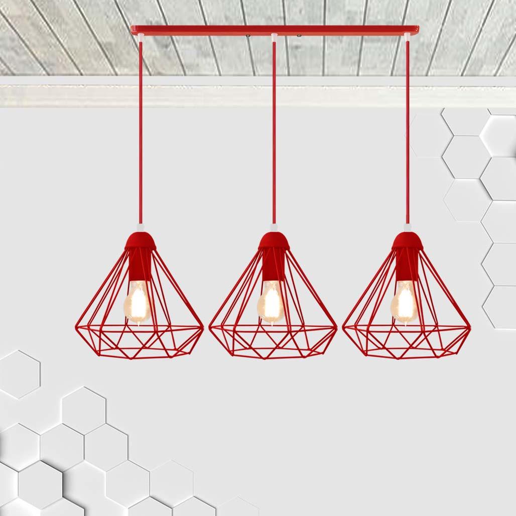 Люстра Levistella Diamond-3 Red - фото 2 Люстра Levistella Diamond-3 Red - фото 2