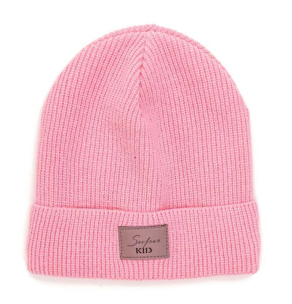Шапка дитяча для дівчаток Кіра D854 фліс 48-52 см Рожевий
