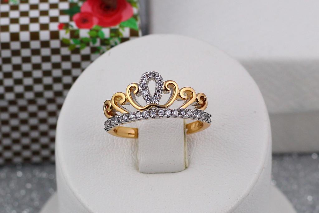 Кольцо Xuping Jewelry Маленькая принцесса р. 19 Золотистый (1502778250)