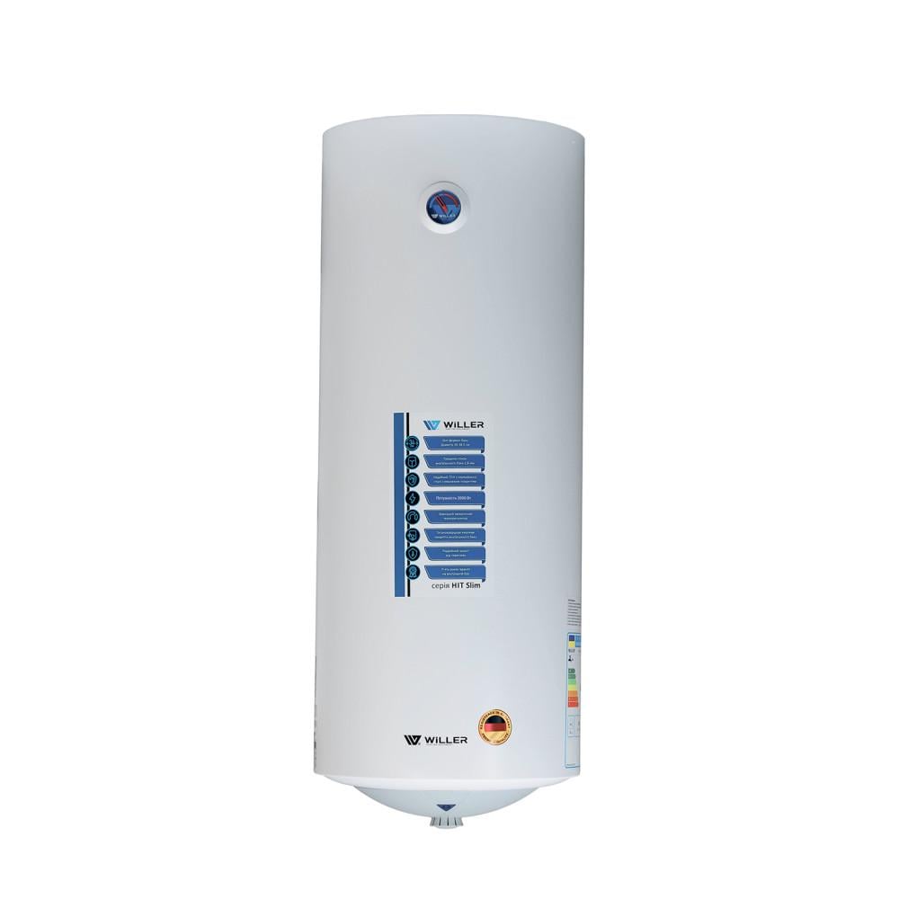Бойлер вертикальный Willer HIT 2 кВт мокрый ТЭН 80 л Slim Белый (EV80SR-HIT) Бойлер вертикальный Willer HIT 2 кВт мокрый ТЭН 80 л Slim Белый (EV80SR-HIT)