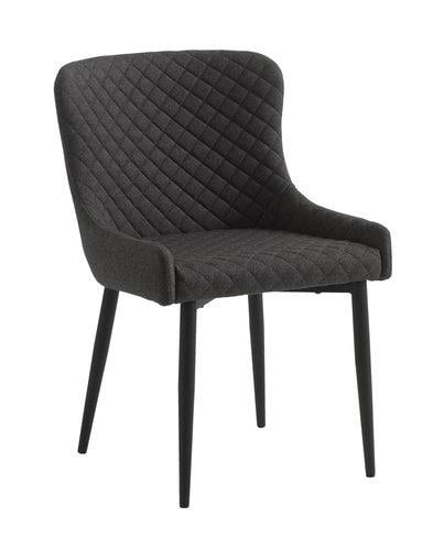 Стілець обідній 52х82х62 см Темно-сірий/Чорний (18811c4a) Стілець обідній 52х82х62 см Темно-сірий/Чорний (18811c4a)