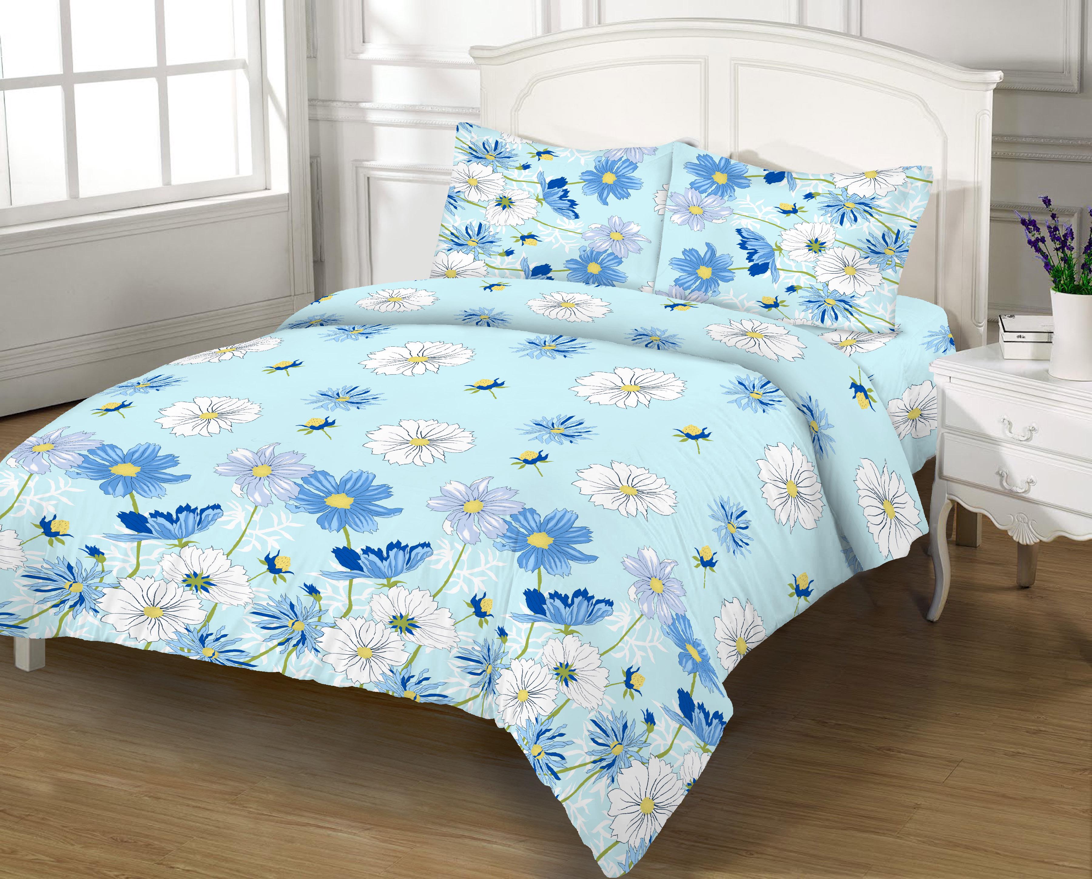 Комплект постельного белья Zastelli 8410 бязь семейный 2х145х210 см Разноцветный (14290)