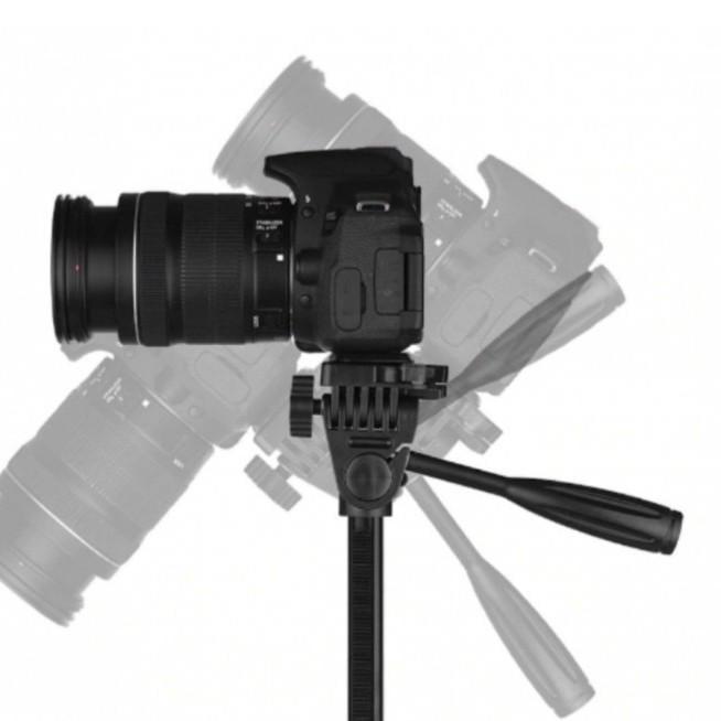 Штатив для камеры и телефона Tripod Stand Multifunctional 1,4 м в чехле (3366) - фото 5