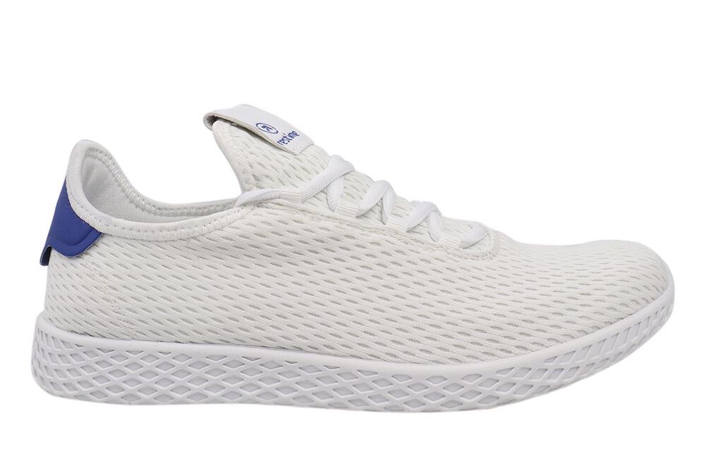 Кросівки чоловічі Restime з текстилю на низькому ходу на шнурівці р. 41 Білий (169-21/22LK) - фото 2 Кросівки чоловічі Restime з текстилю на низькому ходу на шнурівці р. 41 Білий (169-21/22LK) - фото 2