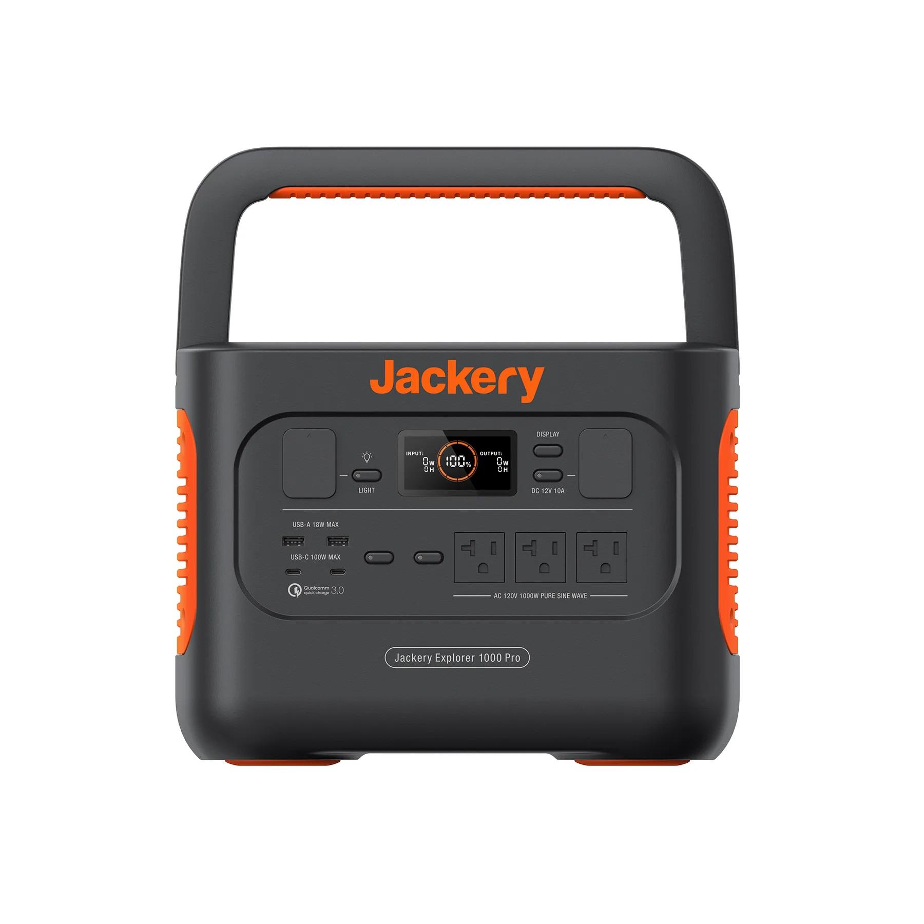 Портативна електростанція Jackery Explorer 1000 Pro 18 режимів роботи 1002 Вт (6647unk)