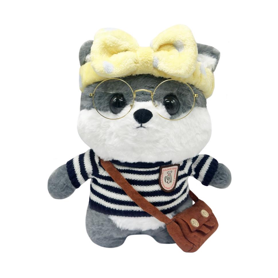 Мягкая игрушка Песик K0201 30 см Grey (2990433610)