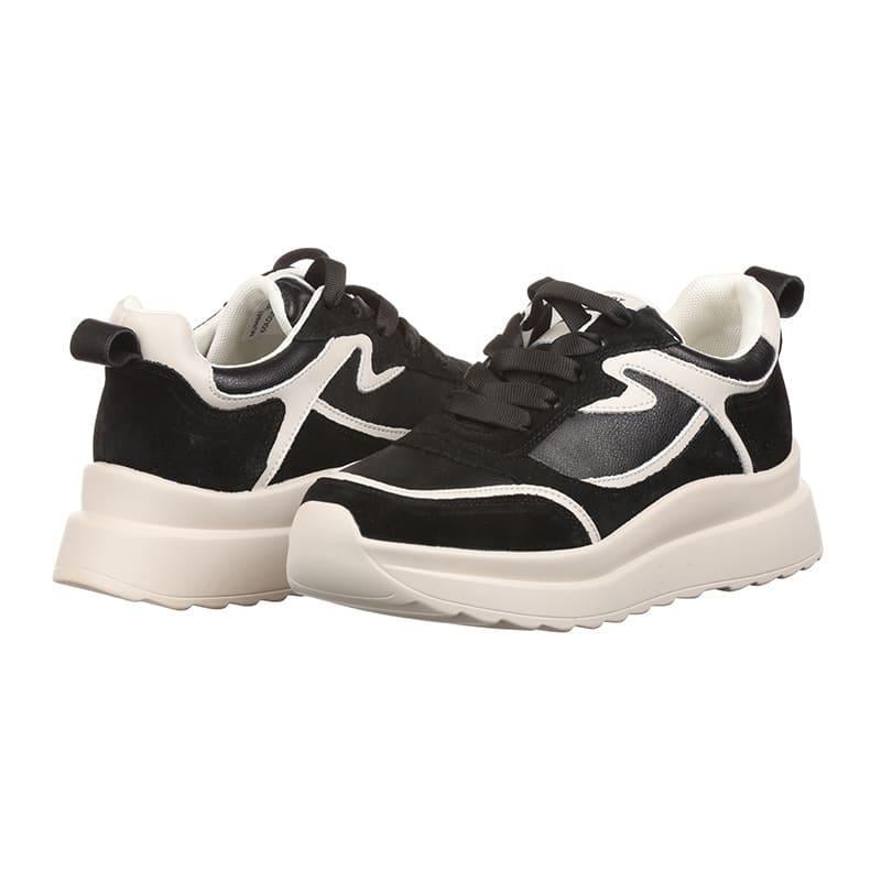 Кроссовки женские ITTS MT63-8 кожаные р. 36 Черный (90088)